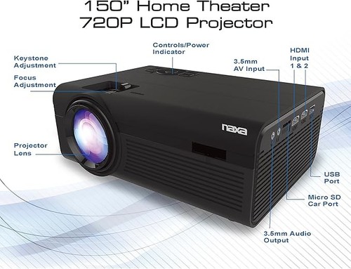 Naxa proiettore lcd con - naxa,