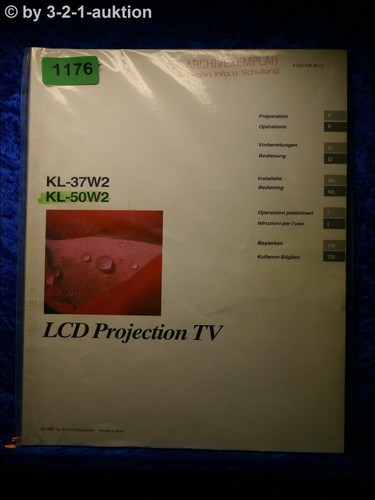 Sony manuale istruzioni kl - di,